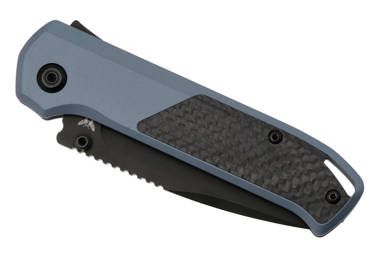 Flytanium Arcade Shark-Lock 1308 Black DLC, Blue Aluminum Carbon Inlay, zakmes