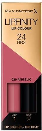 Max Factor Lipfinity Lip Colour Lippenstift Angelic 020 2.3 ml + 1.9 g