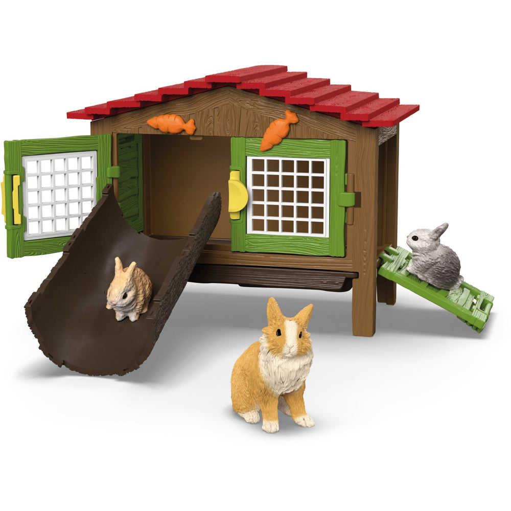 Køb Schleich Kaninbur Med 3 Kaniner