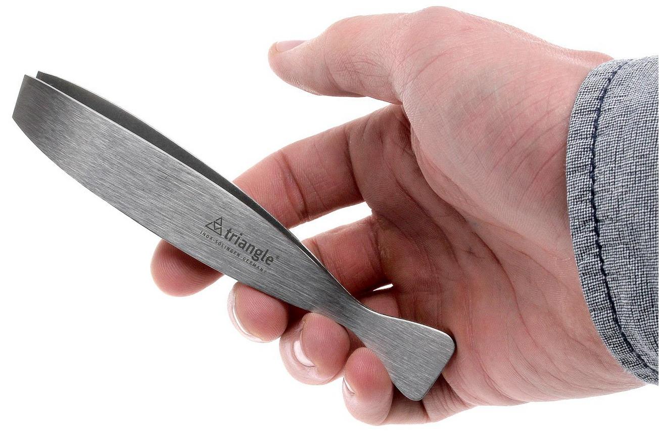 Triangle visgraatpincet schuin 13cm,  50.485.13.02