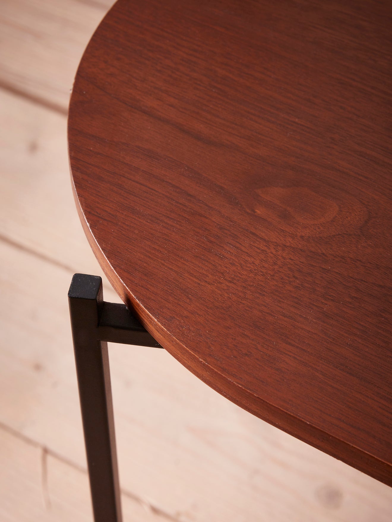 Table basse bois et métal