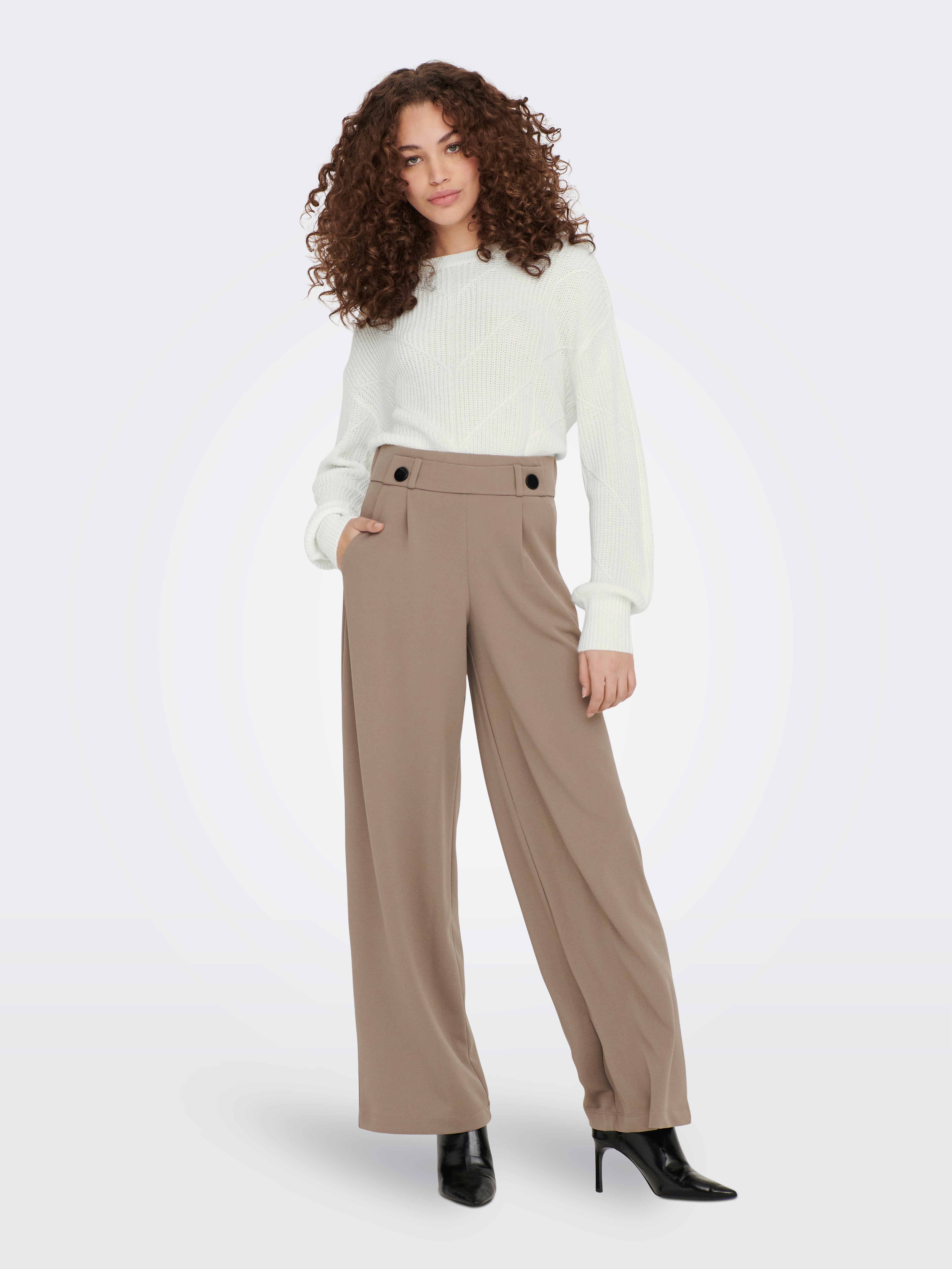 JDYLENETTE Strickpullover Cloud Dancer