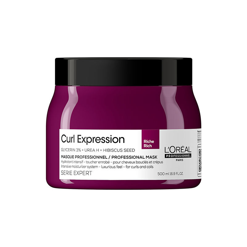 Masque riche hydratant intensif pour cheveux crépus Curl Expression 500ml