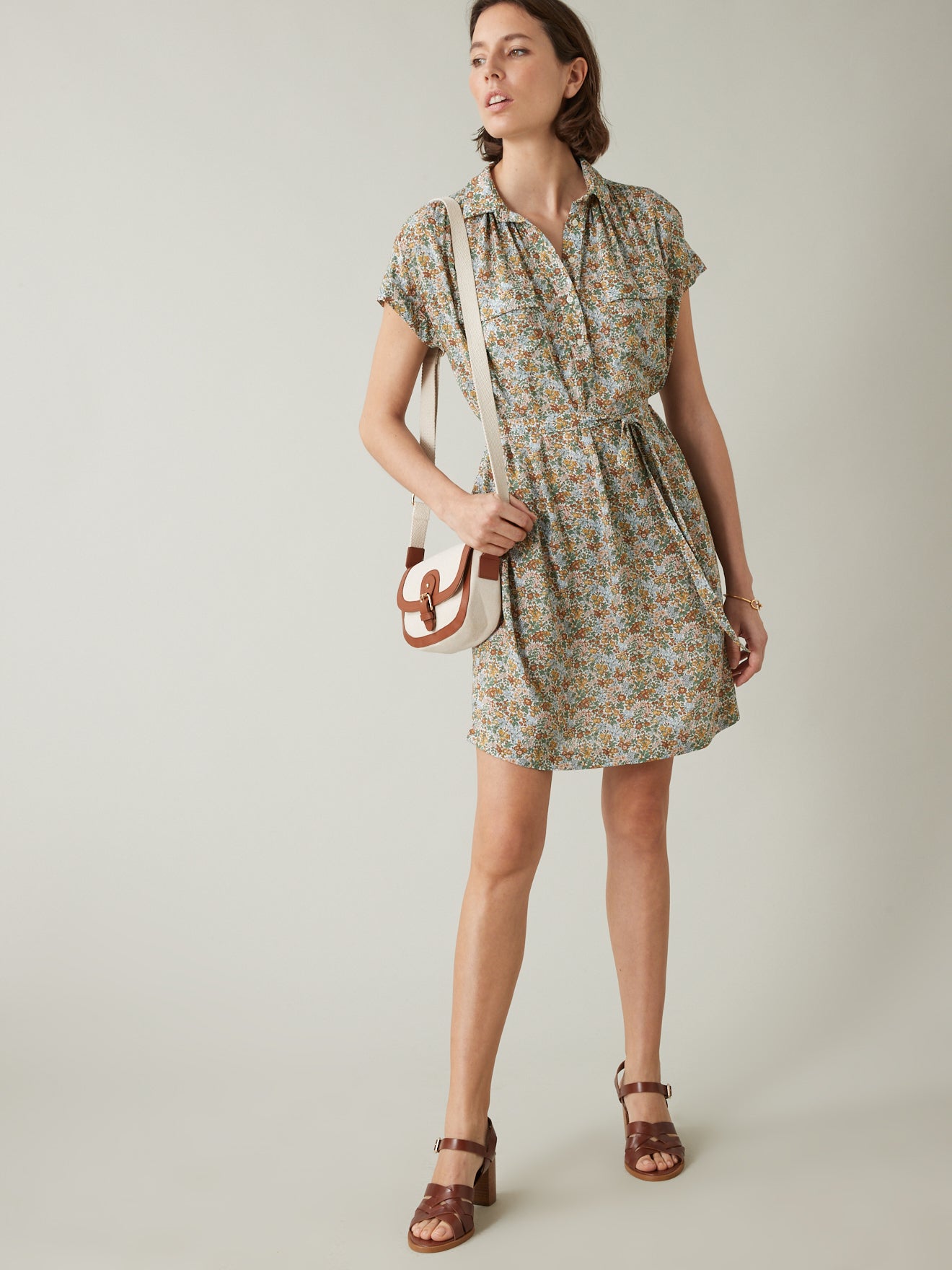 Robe col polo femme tissu Liberty - Limited Collection