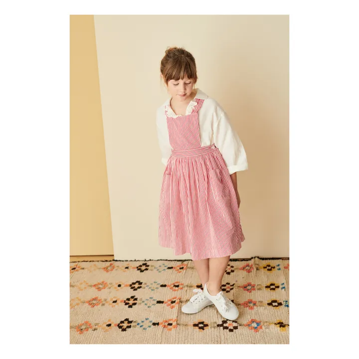 Caramel Robe Rayée Peppermint | Rouge