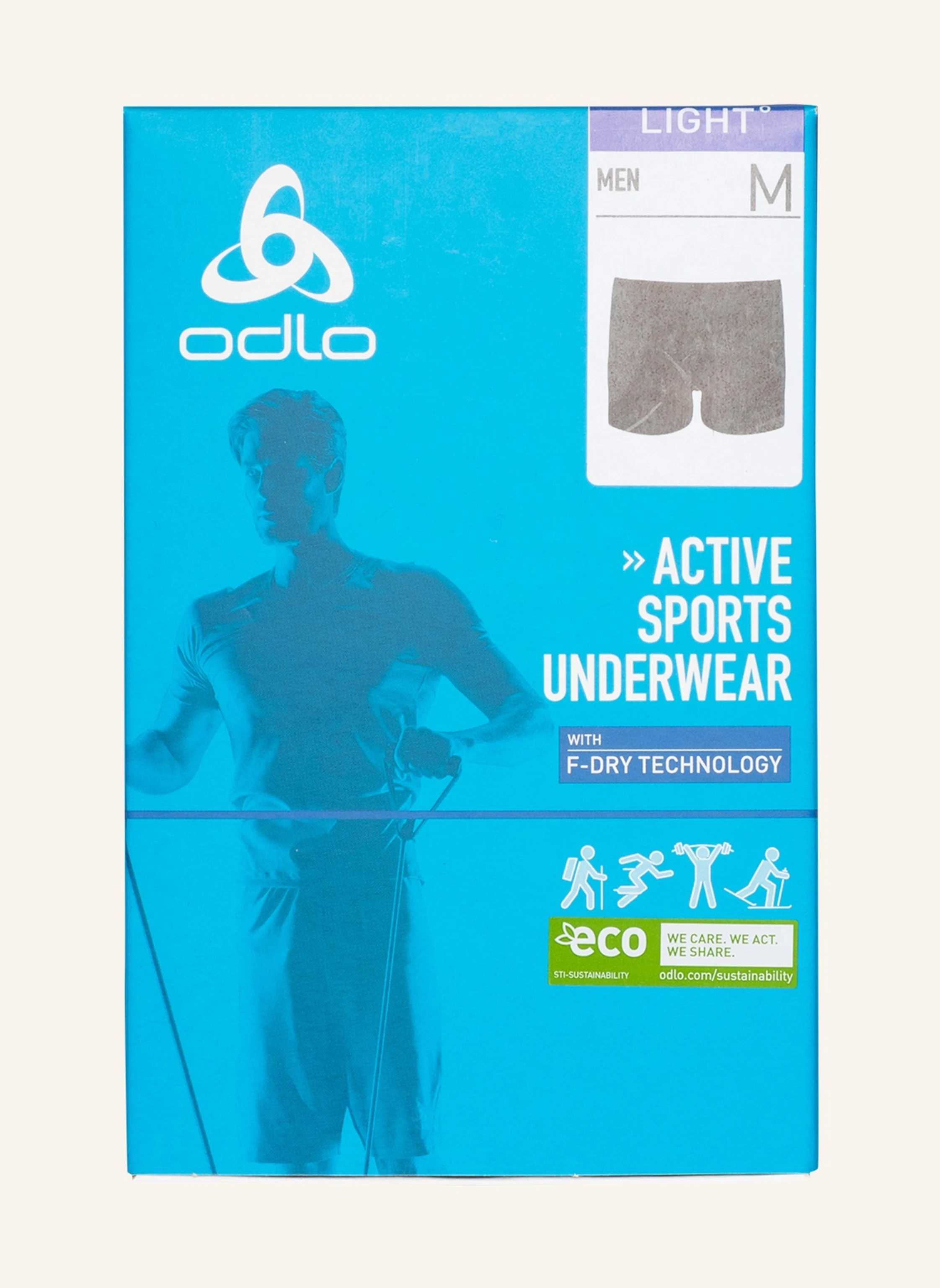 odlo Funktionswäsche-Boxershorts ACTIVE F-DRY LIGHT ECO SUW