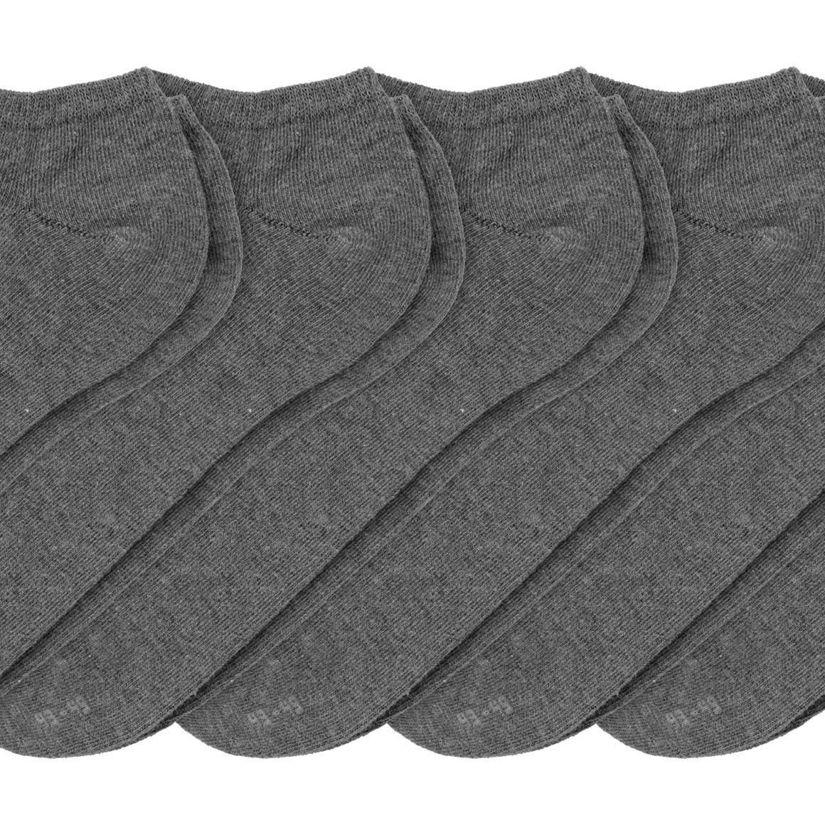 VanVaan 6 Paar Herren Sneaker-Socken im Set grau
