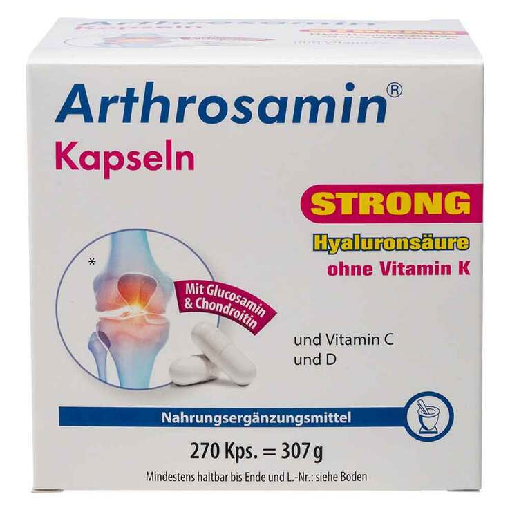 Arthrosamin strong ohne Vitamin K Kapseln, 270 St