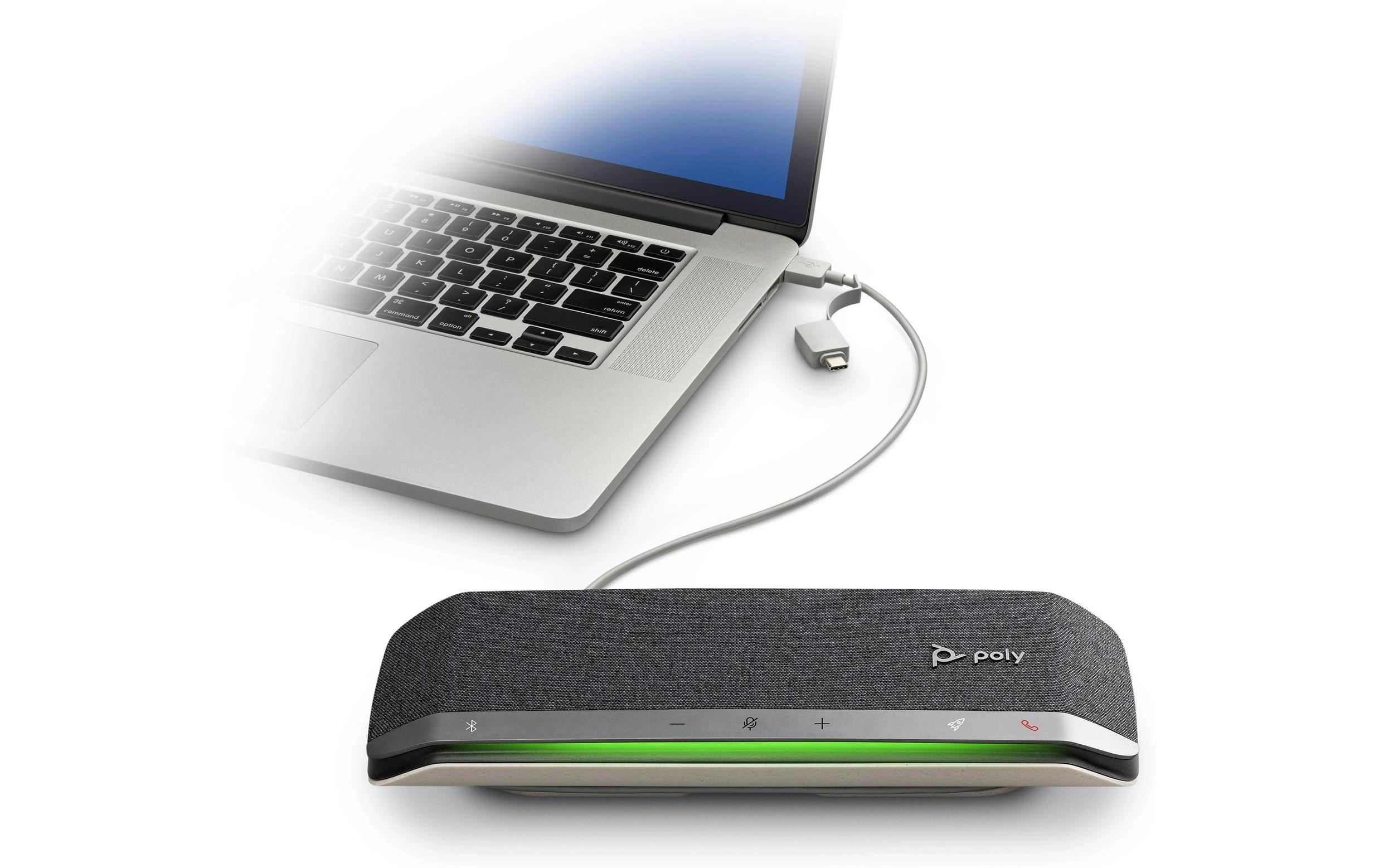 Speakerphone Poly SYNC 40+ inkl. BT600<br>Persönlicher, Intelligenter Konferenzlautsprecher mit USB/Bluetooth