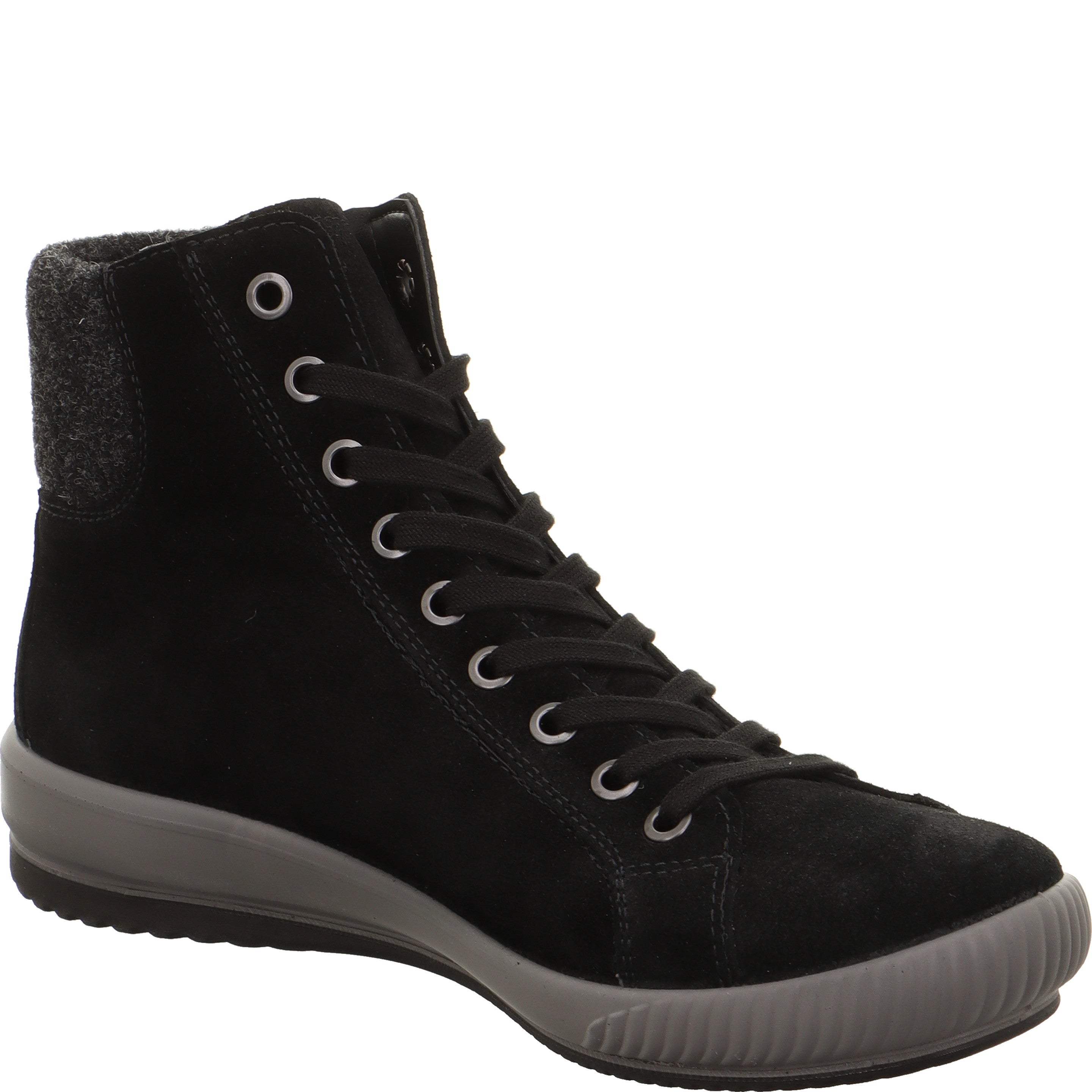 legero TANARO 5.0 Damen  Sneaker high mit Reißverschluss - Farbe: Schwarz - Größe: 3.5