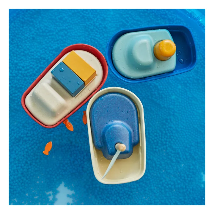 Plan Toys Bateau en caoutchouc naturel