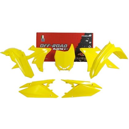 Kit plastiques R-tech 5 p Jaune RMZ - Jaune