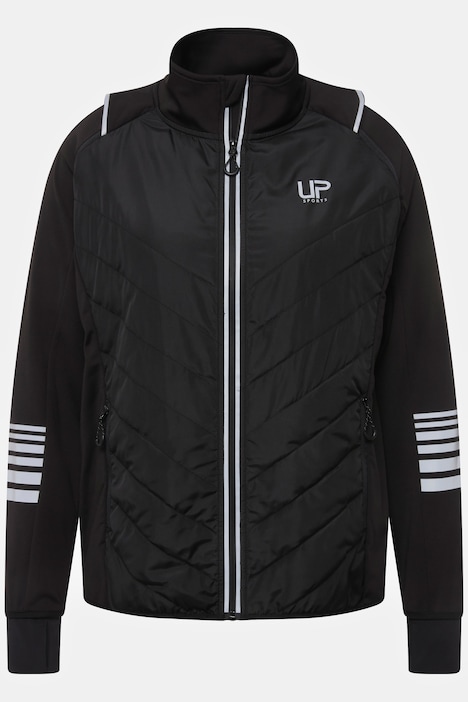 2-in-1-Funktionsjacke, Ärmel abnehmbar, Stehkragen