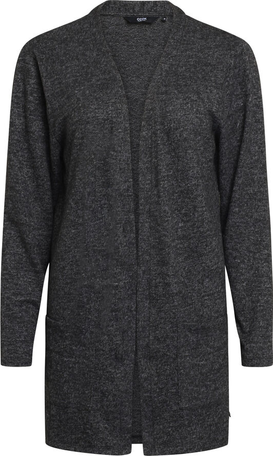 CCDK Lucia Cosy Cardigan Dk grey melange