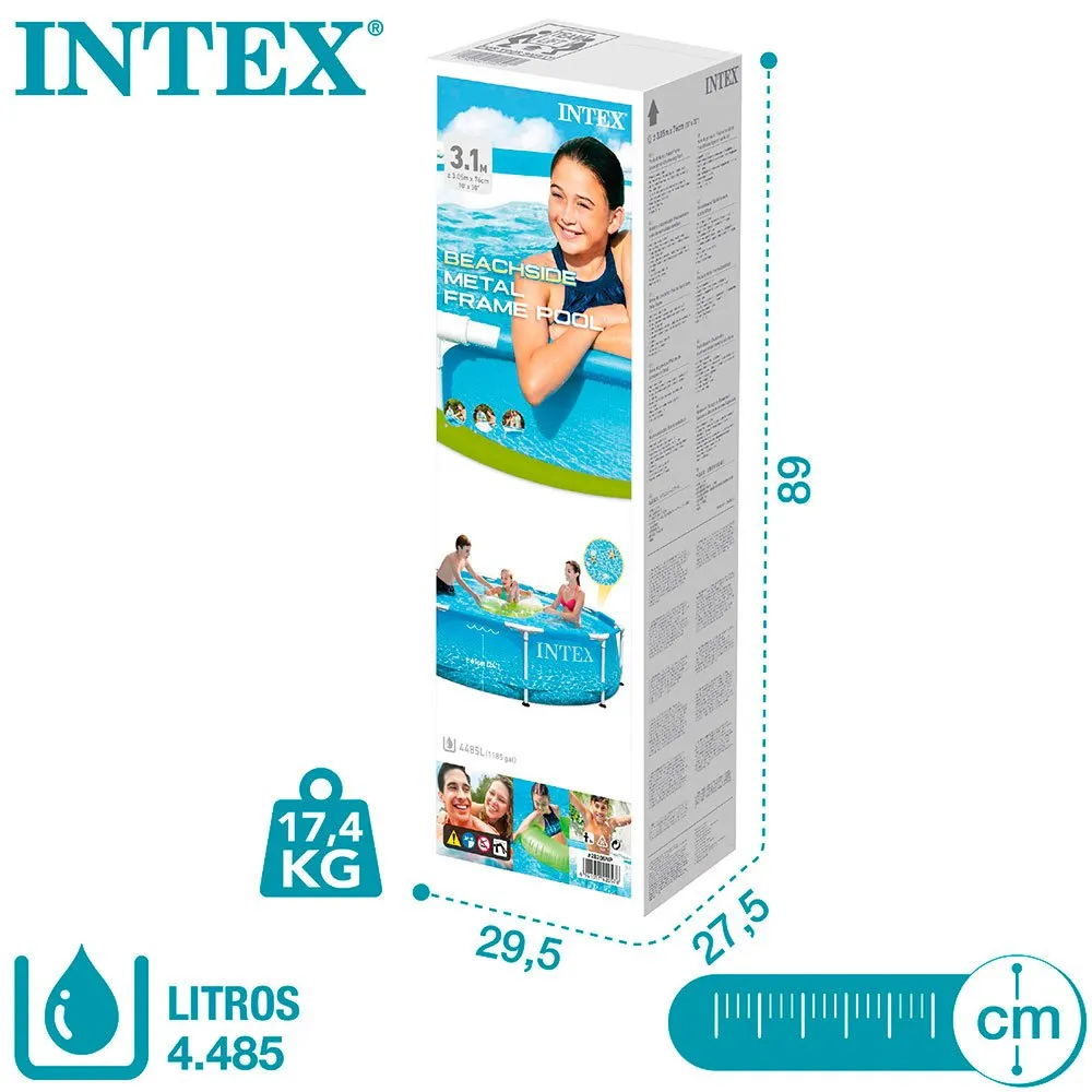 Intex Metallrahmenpool für den Strand 305x76 cm