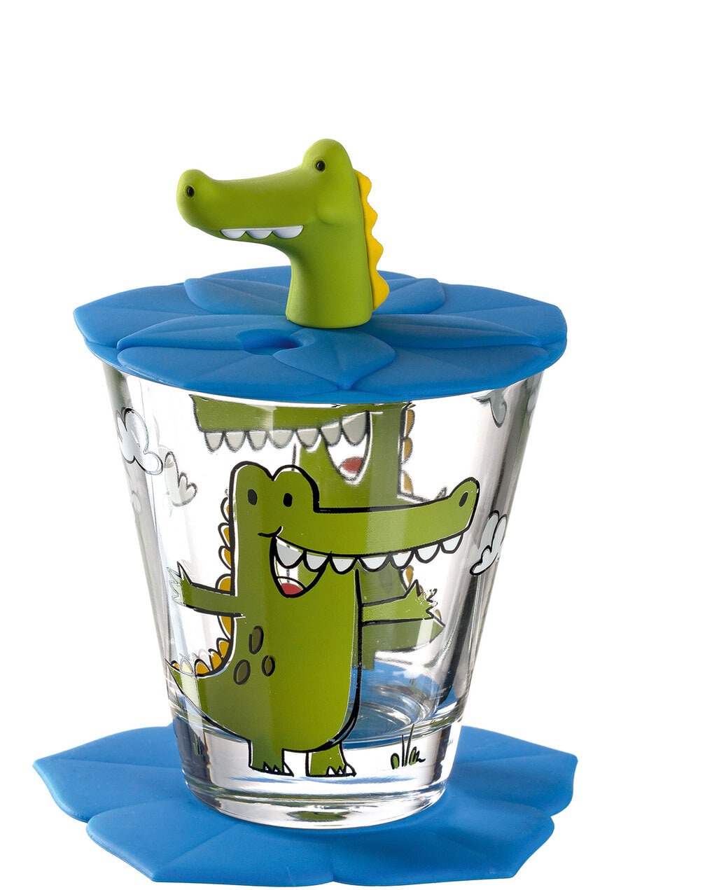 LEONARDO Kinder Trinkset BAMBINI KROKODIL 3-teilig