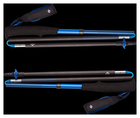 Bâtons de Randonnées Black Diamond Distance Carbon Z Noir/Bleu