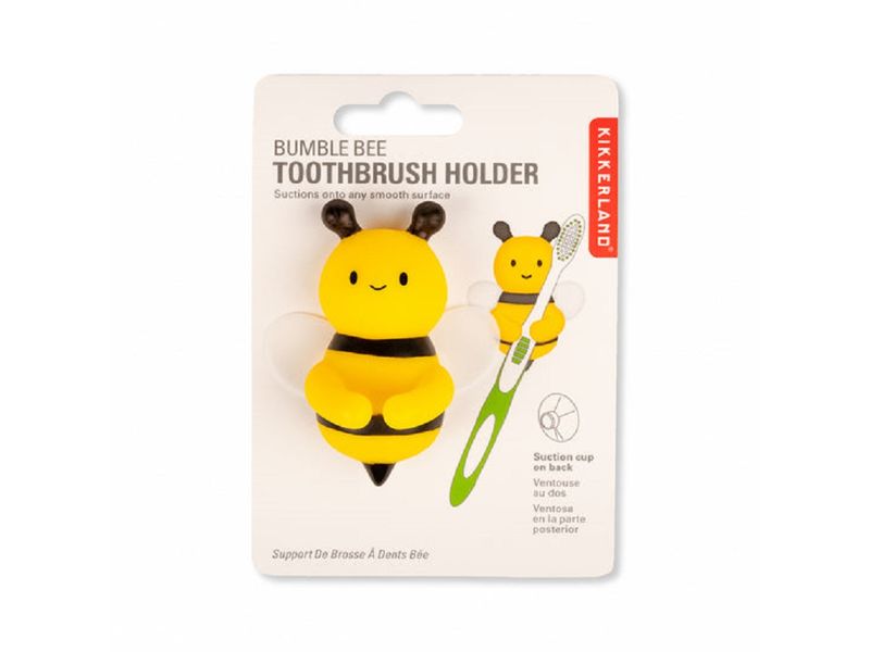 Kikkerland Zahnbürstenhalter Biene Gelb/Schwarz C