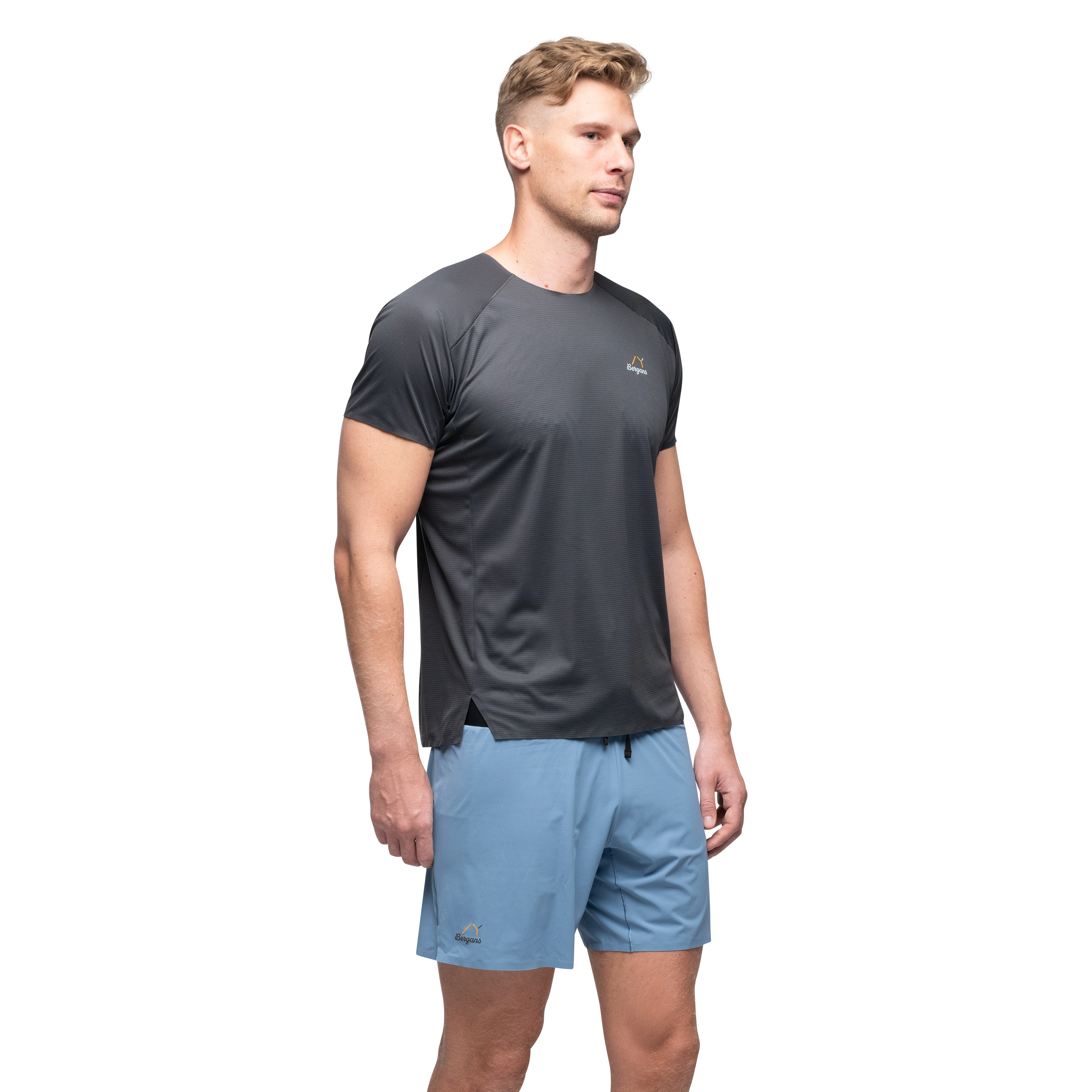 Y LightLine Fast Tee Men Dark Shadow Grey