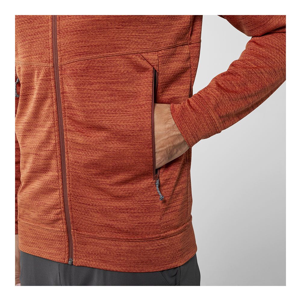 Lafuma SKIM SHIELD F-ZIP - Polaire Homme brick red