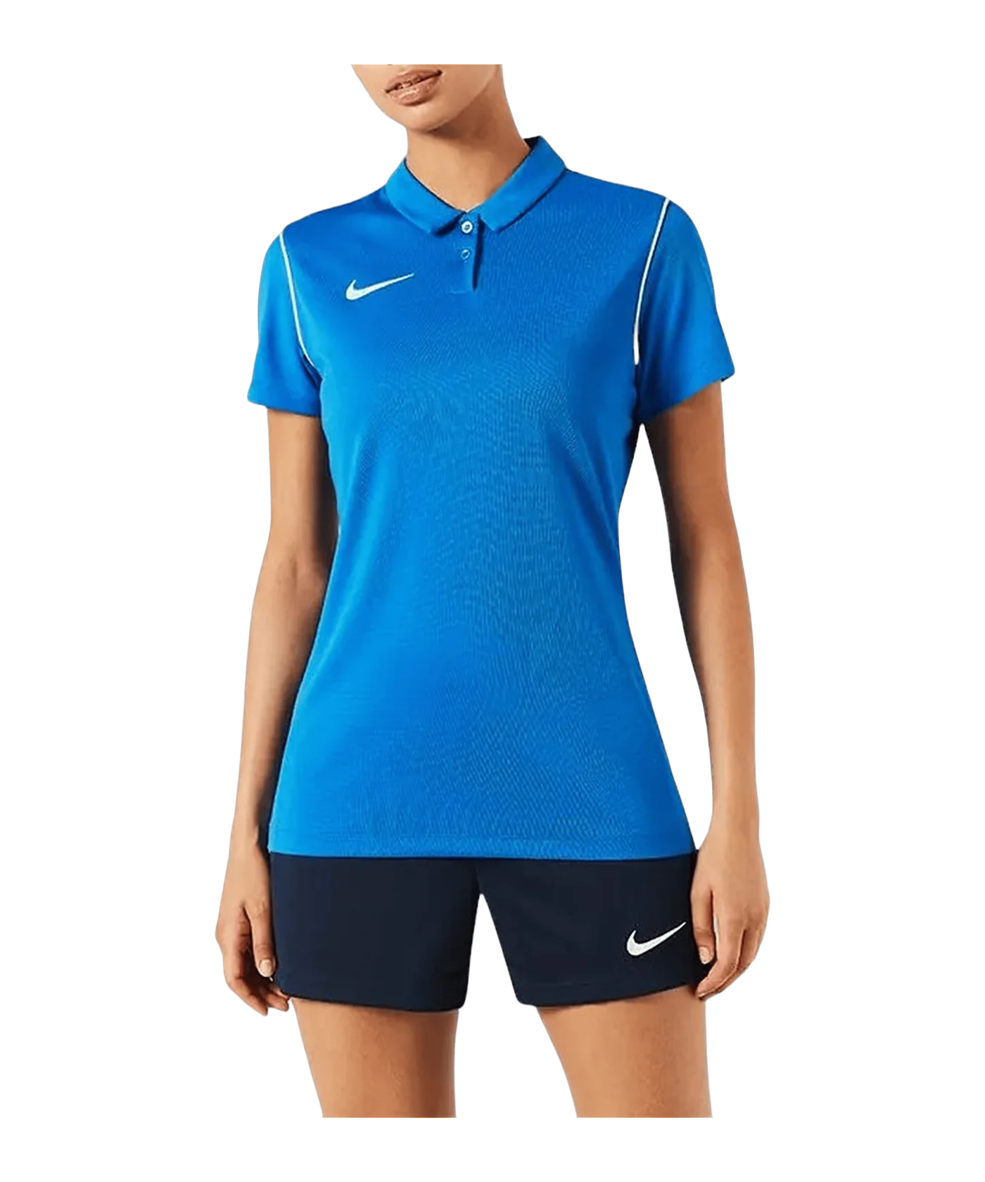 Nike Park 20 Poloshirt Damen Blau Weiss F463