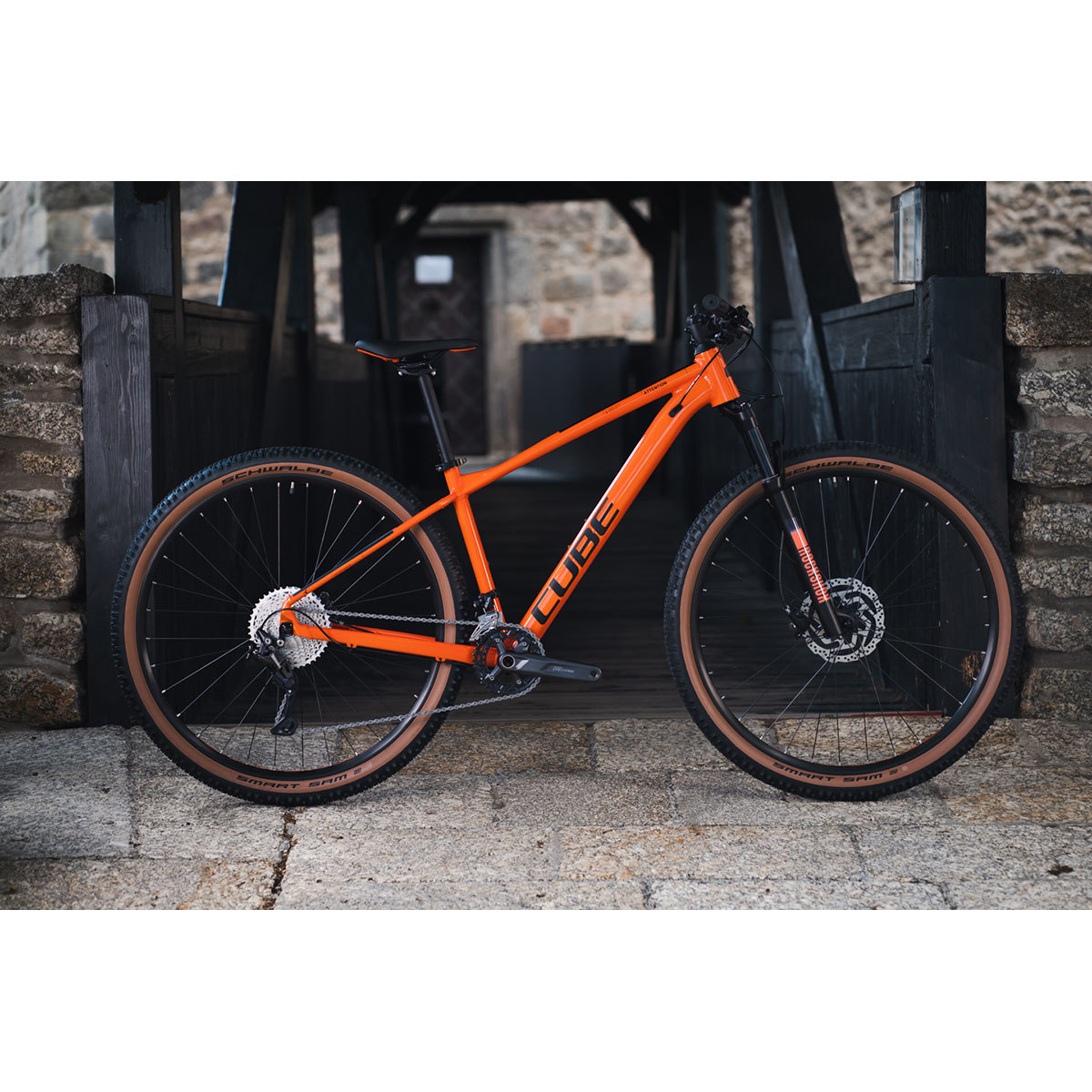 Cube Attention 29 Mountainbike Oranje/Zwart