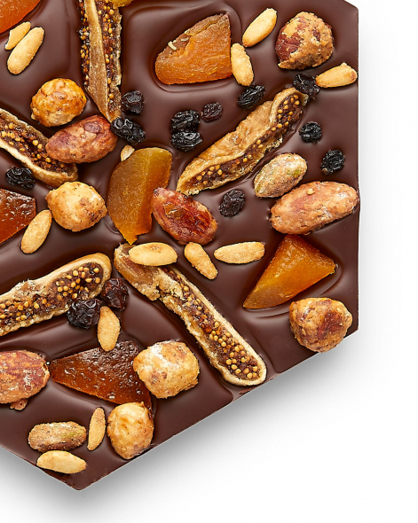 Apollon de Versailles Mendiant Chocolat Noir 75% | Le Chocolat Alain Ducasse 210g