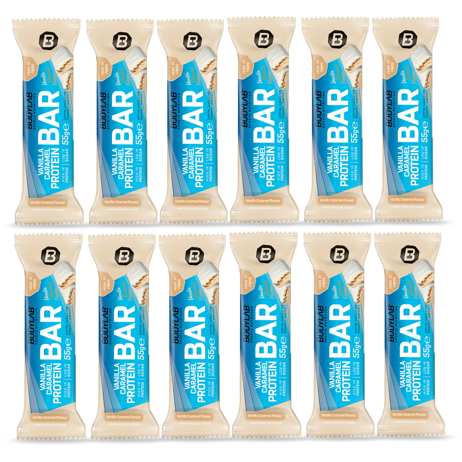 Vanilla Caramel Protein Bar (12x55g)