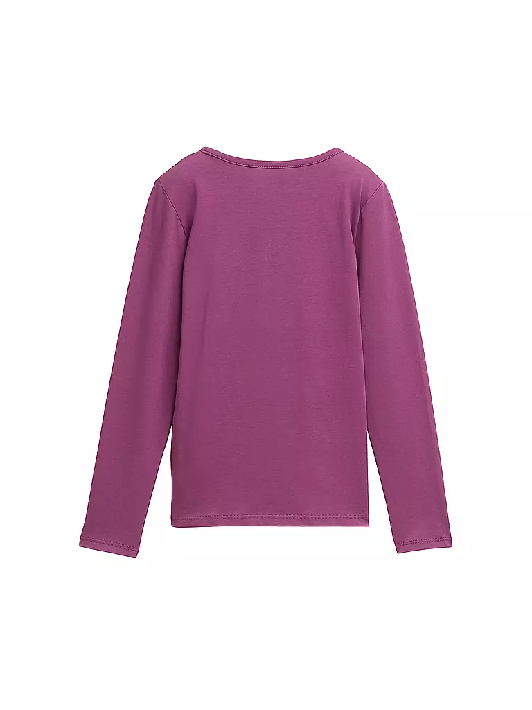 TOM TAILOR Mädchen Langarmshirt lila