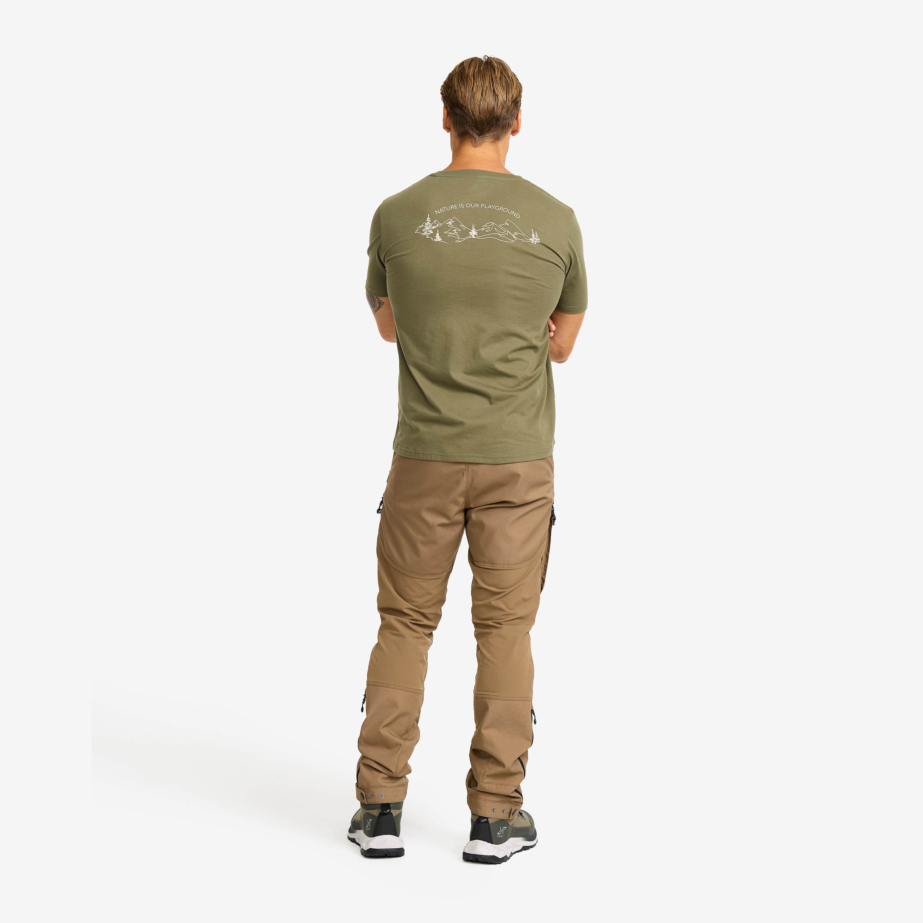 Easy Graphic Nature Lines T-shirt Herre Kalamata