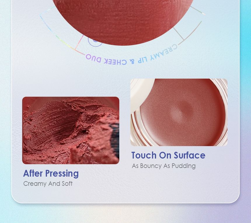 FOCALLURE - Creamy Lip & Cheek Duo - 4 kleuren nude