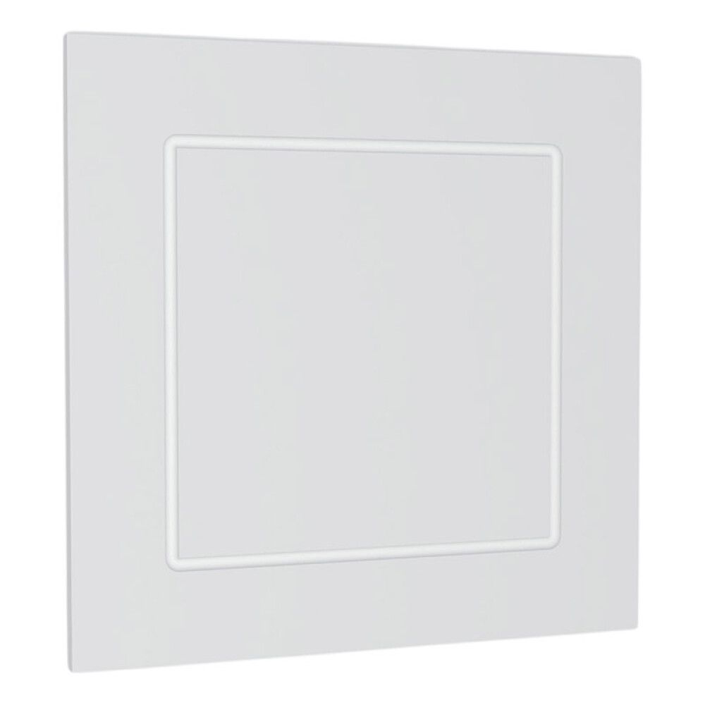 SKUFFEFRONT RIVA FOR SERVANTSKAP AGNES 50CM RAMME HVIT MATT