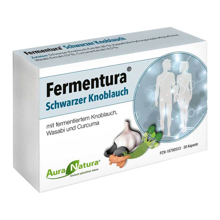 Fermentura schwarzer Knoblauch Kapseln, 30 St