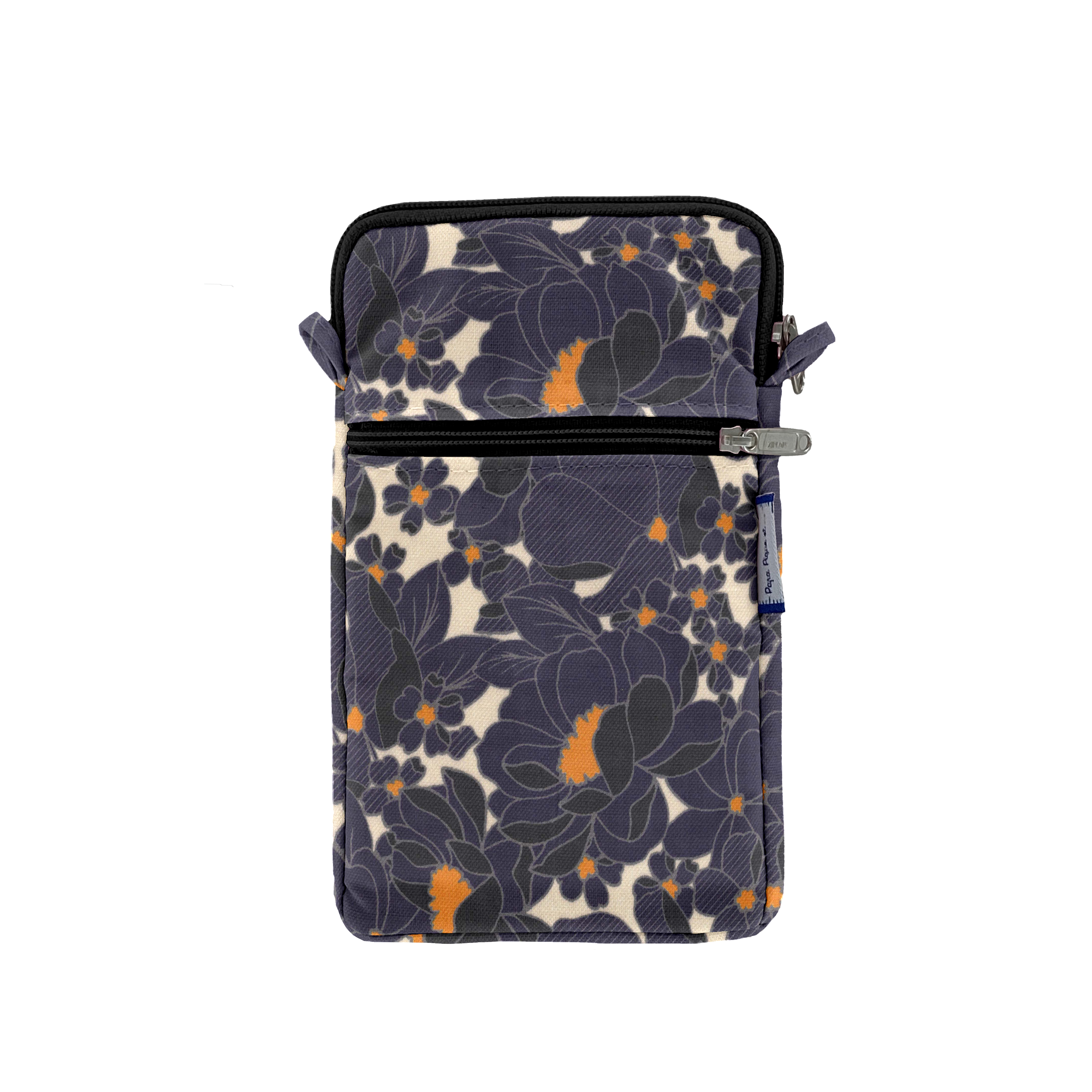 Pochette Téléphone Matelassée Pensées Marines