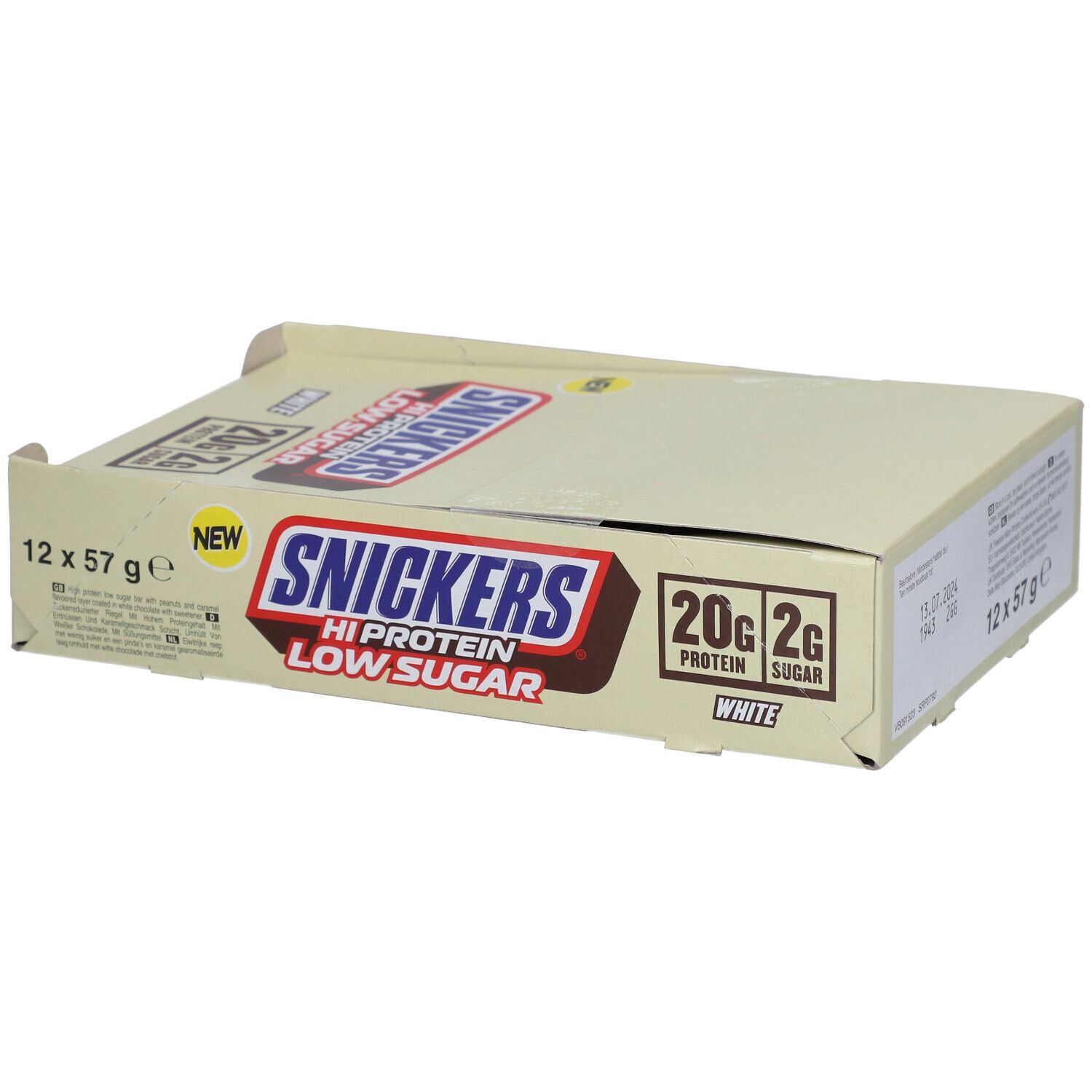 SNICKERS WHITE HIPROTEIN LOW SUGAR