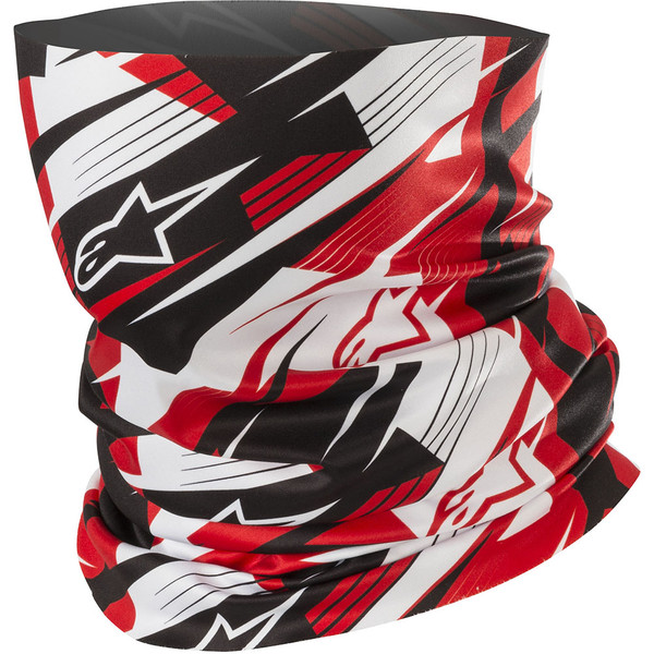 Alpinestars - Tour de cou Blurred Noir / Blanc / Rouge