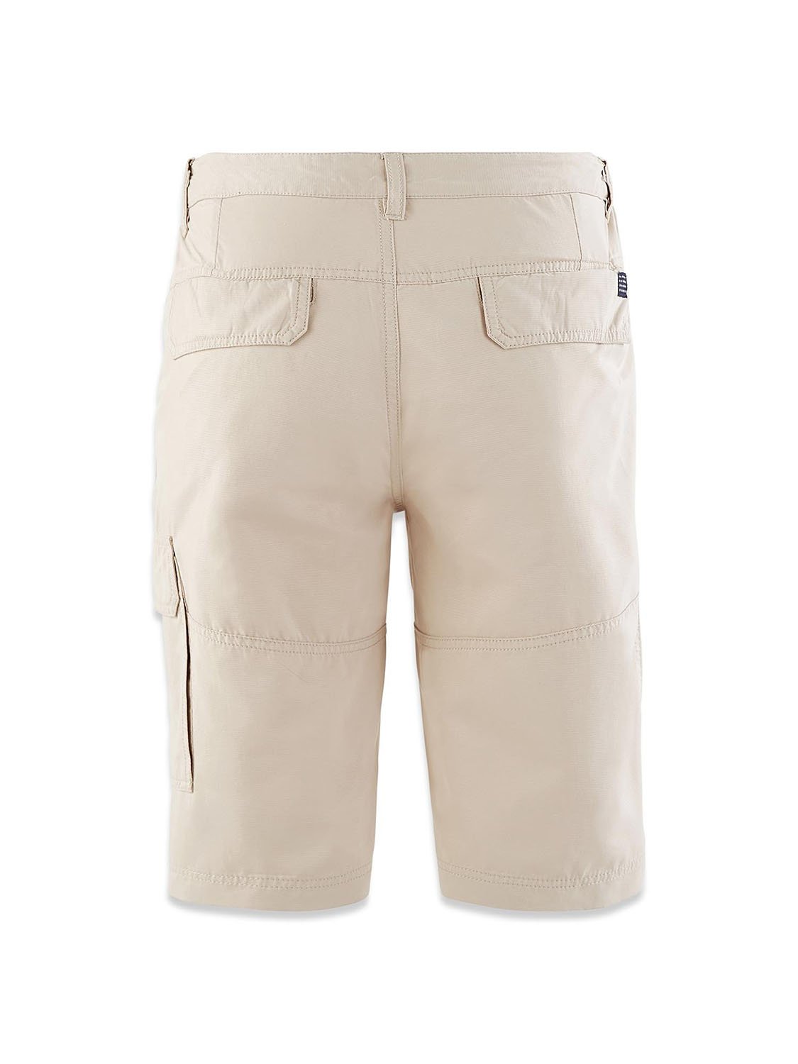 Bermuda Homme Ceinture Semi-Elastiquée Beige