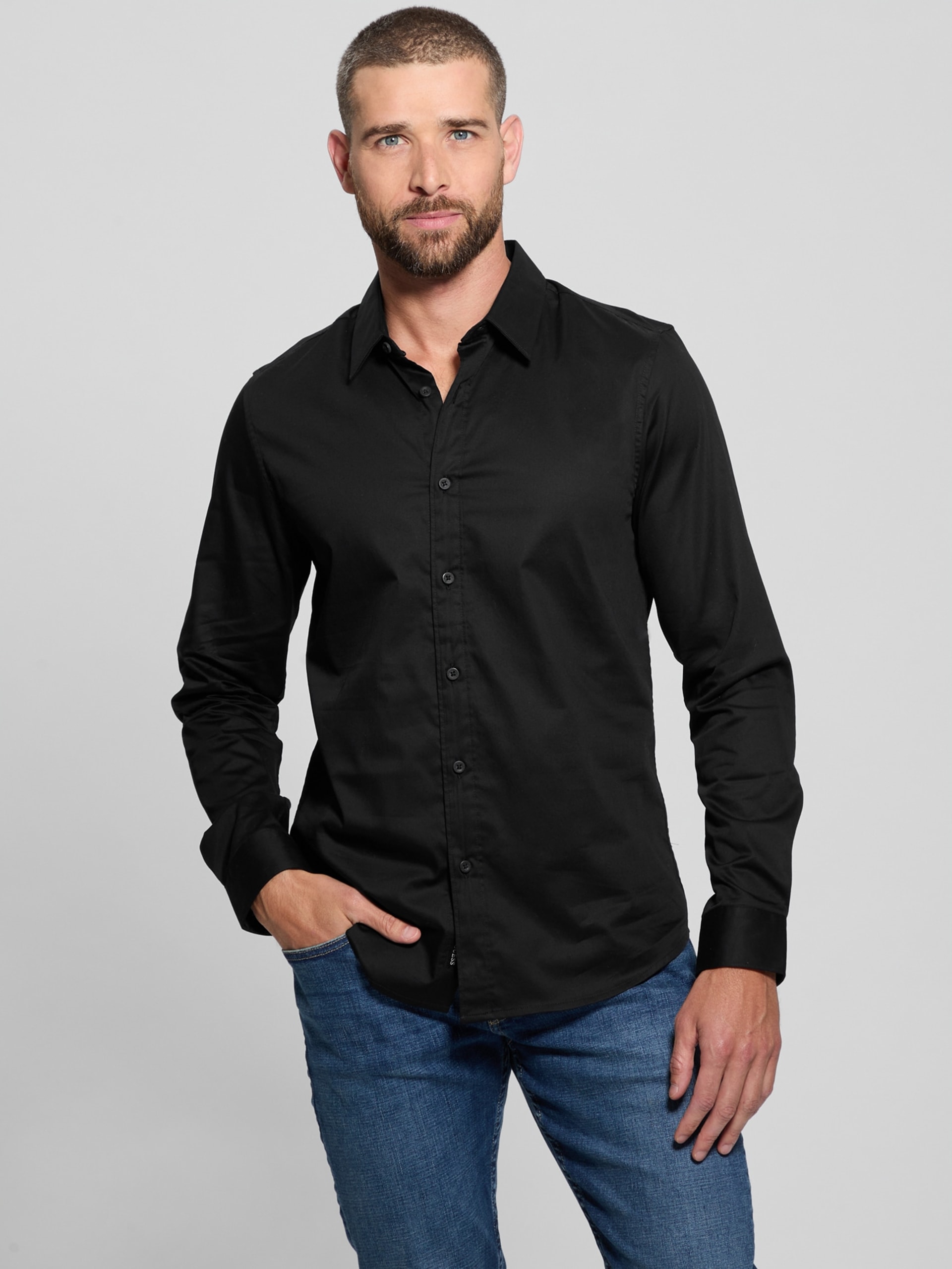 Camisa de luxo com elastano