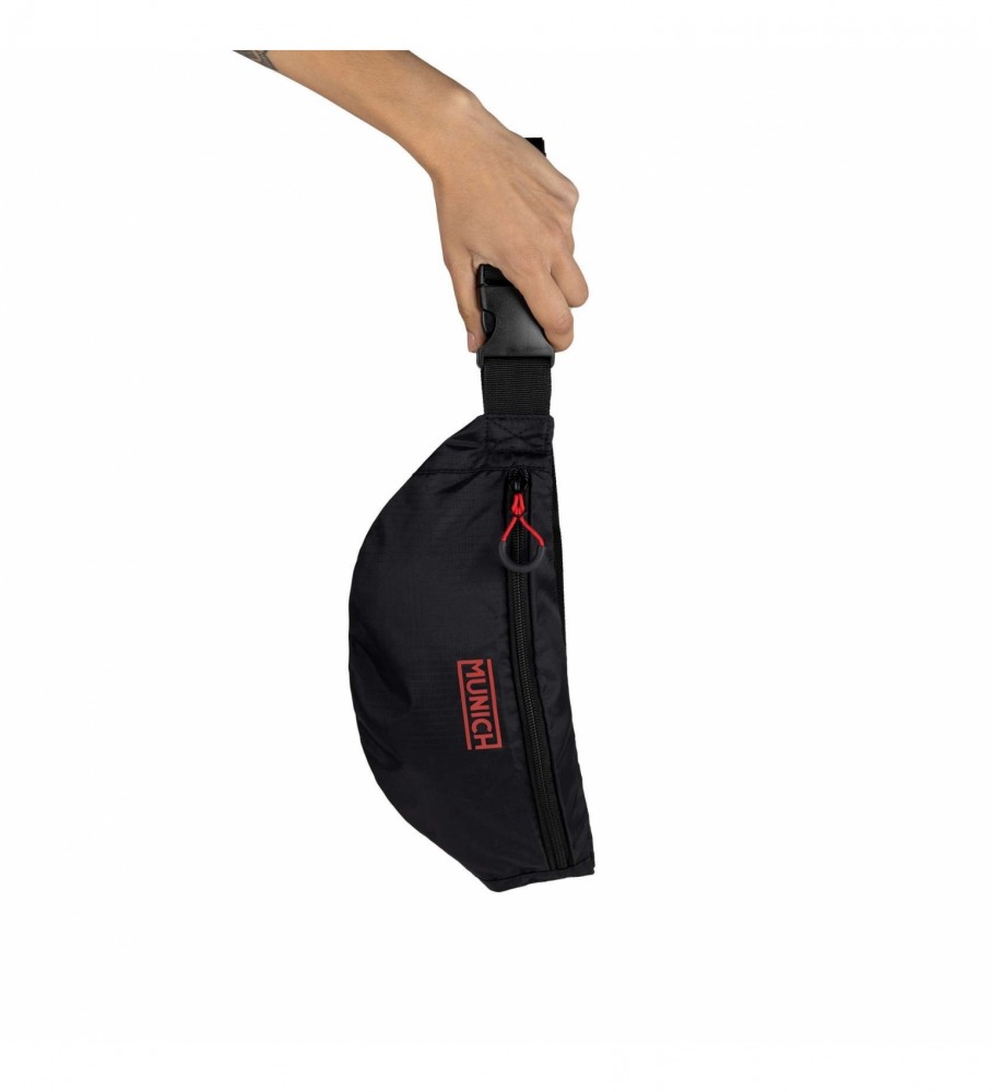 Bolsa de cintura Munich Gym Sports 2.0, preta