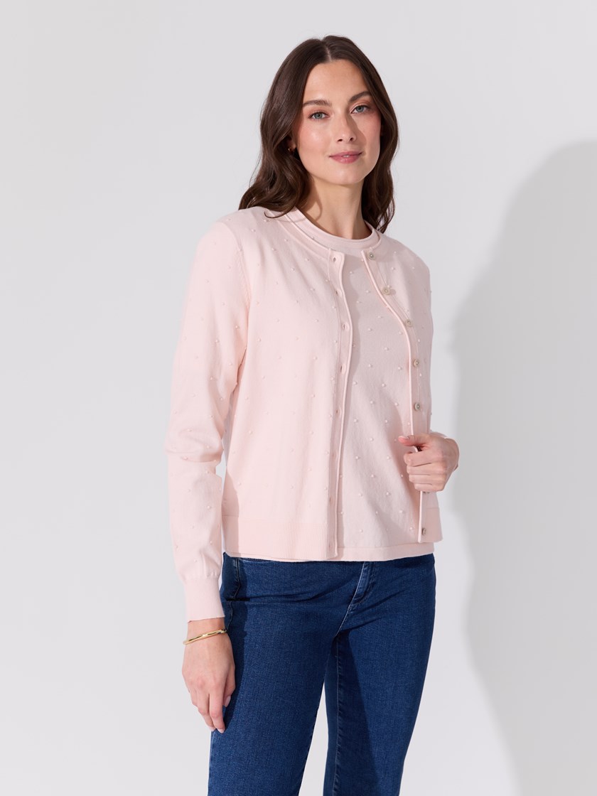 Lucilla cardigan Petal Pink