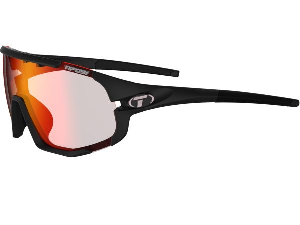 Tifosi Sledge Clarion Red Fototec Cykelbriller, Matte Black