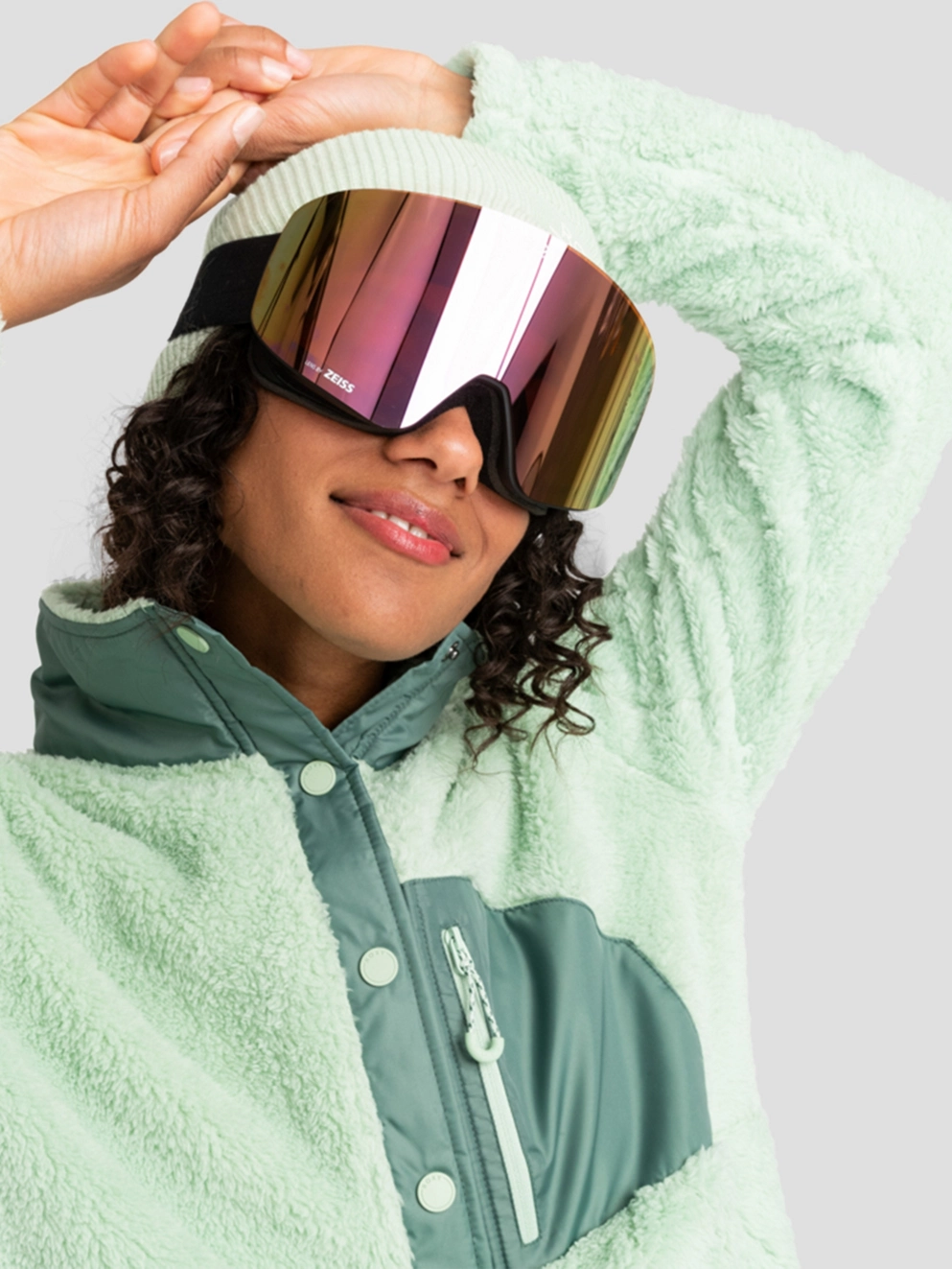 Roxy Feelin Color Luxe Black Goggle clux ml light purple s3