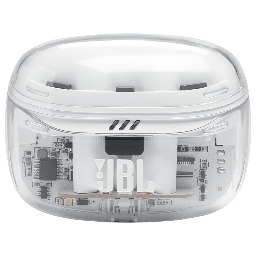 JBL Tune Beam 2 Ghost Edition Blanc