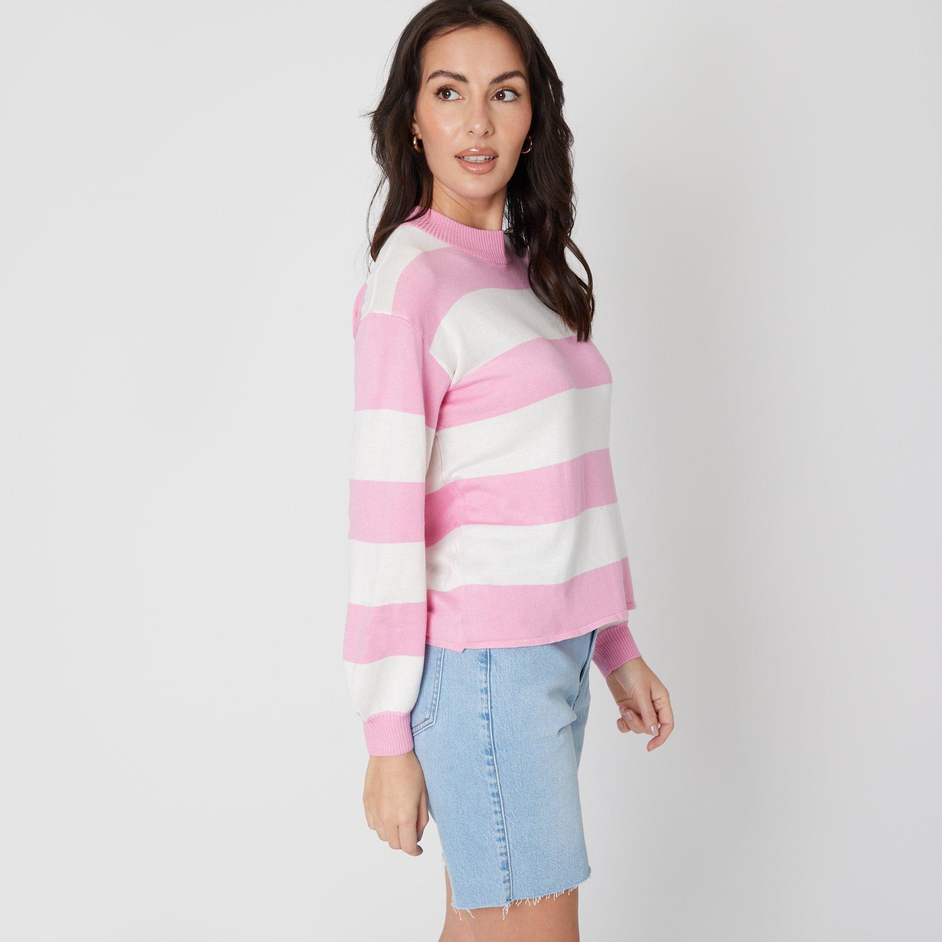 Be You Ladies Stripe Jumper