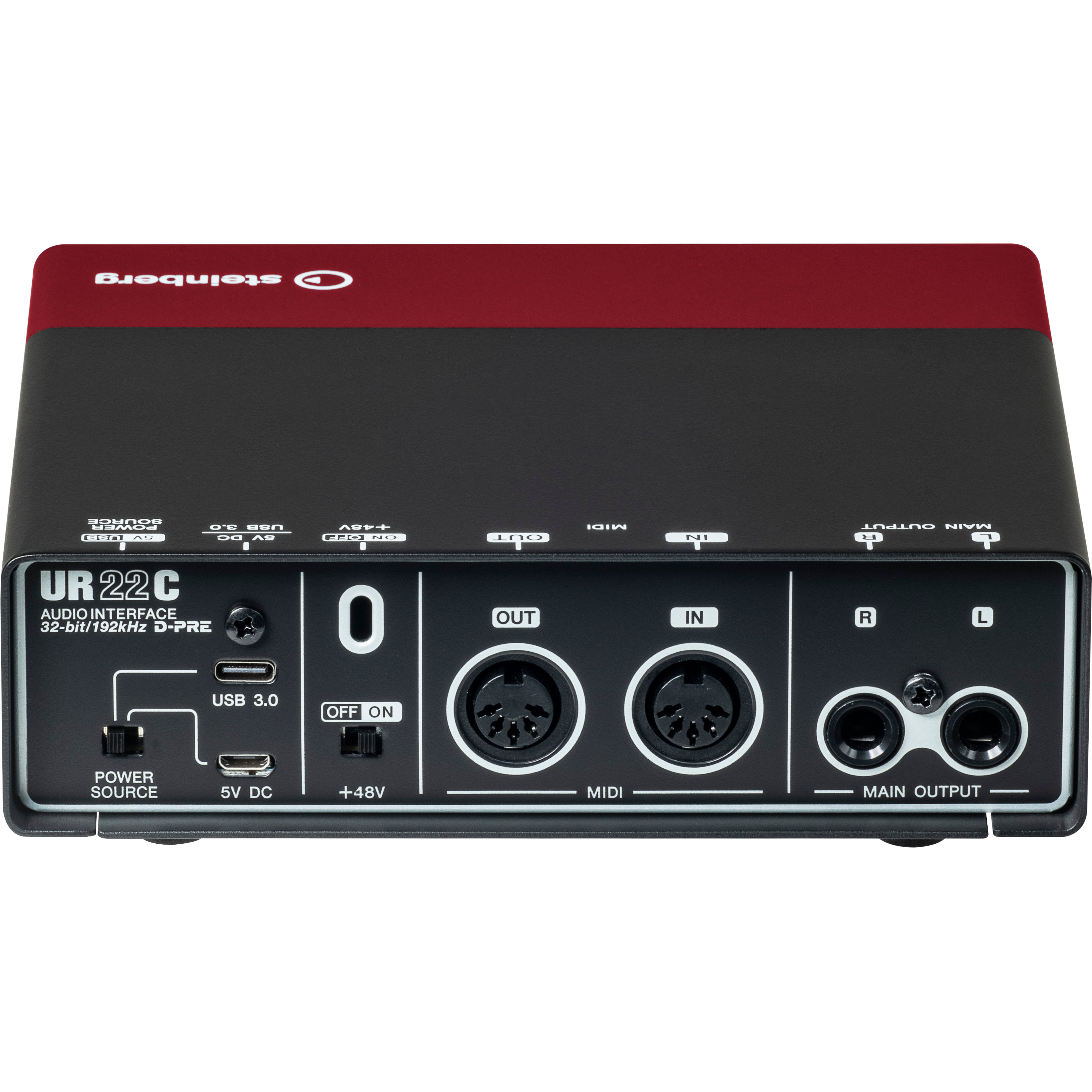 Steinberg UR22C USB 3 audio interface RED