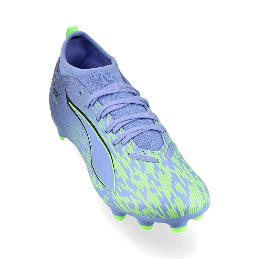 PUMA Ultra 5 Match FG/AG Christian Pulisic Chasing the Dream - Violet/Vert/Noir Enfant ÉDITION LIMITÉE