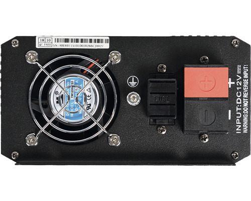 WATTSTOUR 600W / 1200W 12V sinusomvormer WS12/600SI