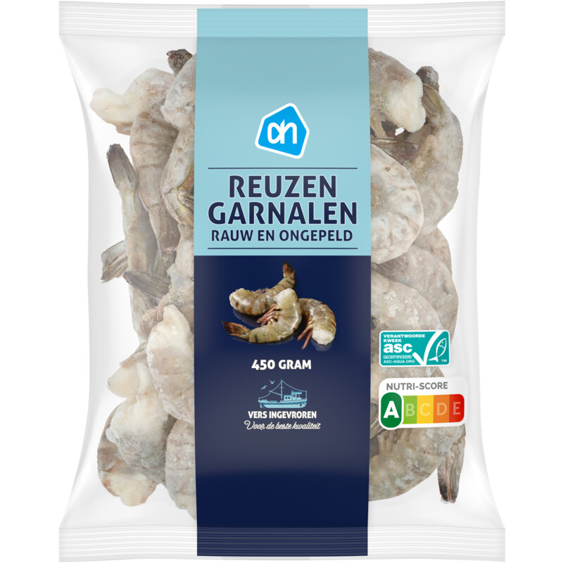 AH Reuzengarnalen rauw en ongepeld