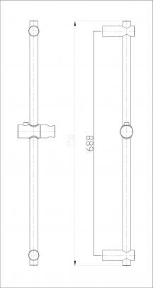 Mueller Round glijstang RVS-304
