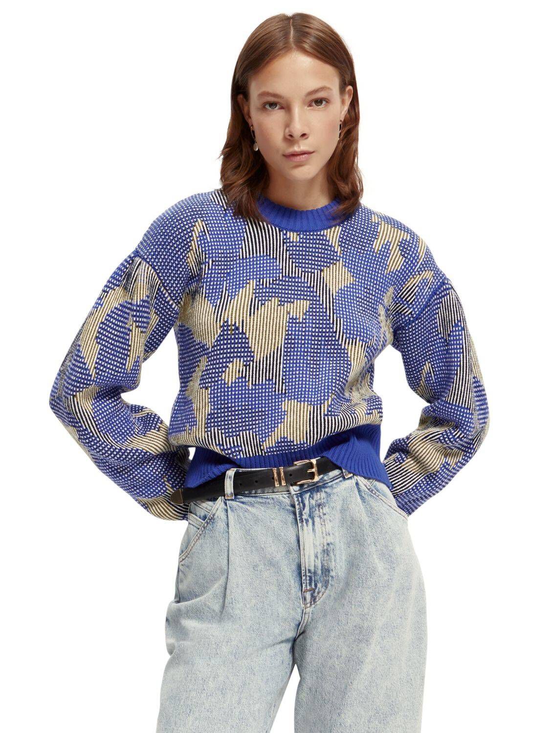 Scotch & Soda| Damen Strickpullover ABSTRACT JACQUARD